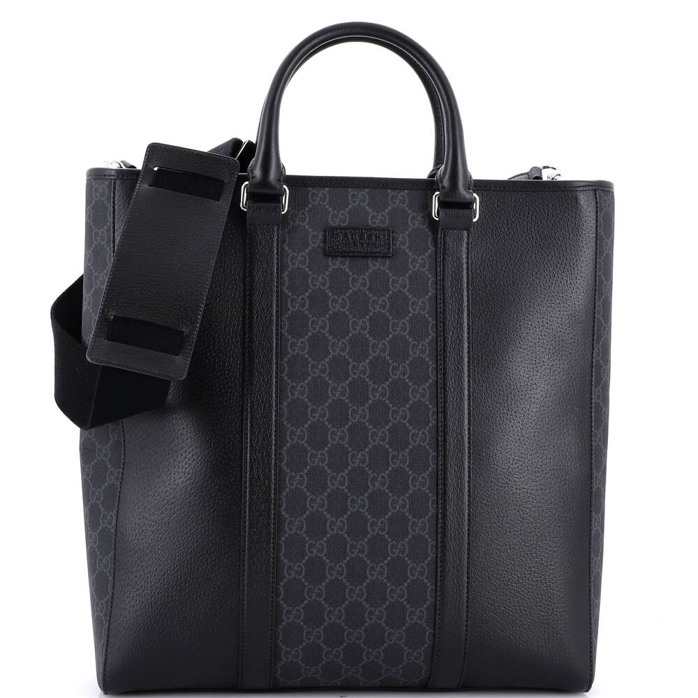 Gucci Convertible Tote Gg Coated Canvas #244391G11B